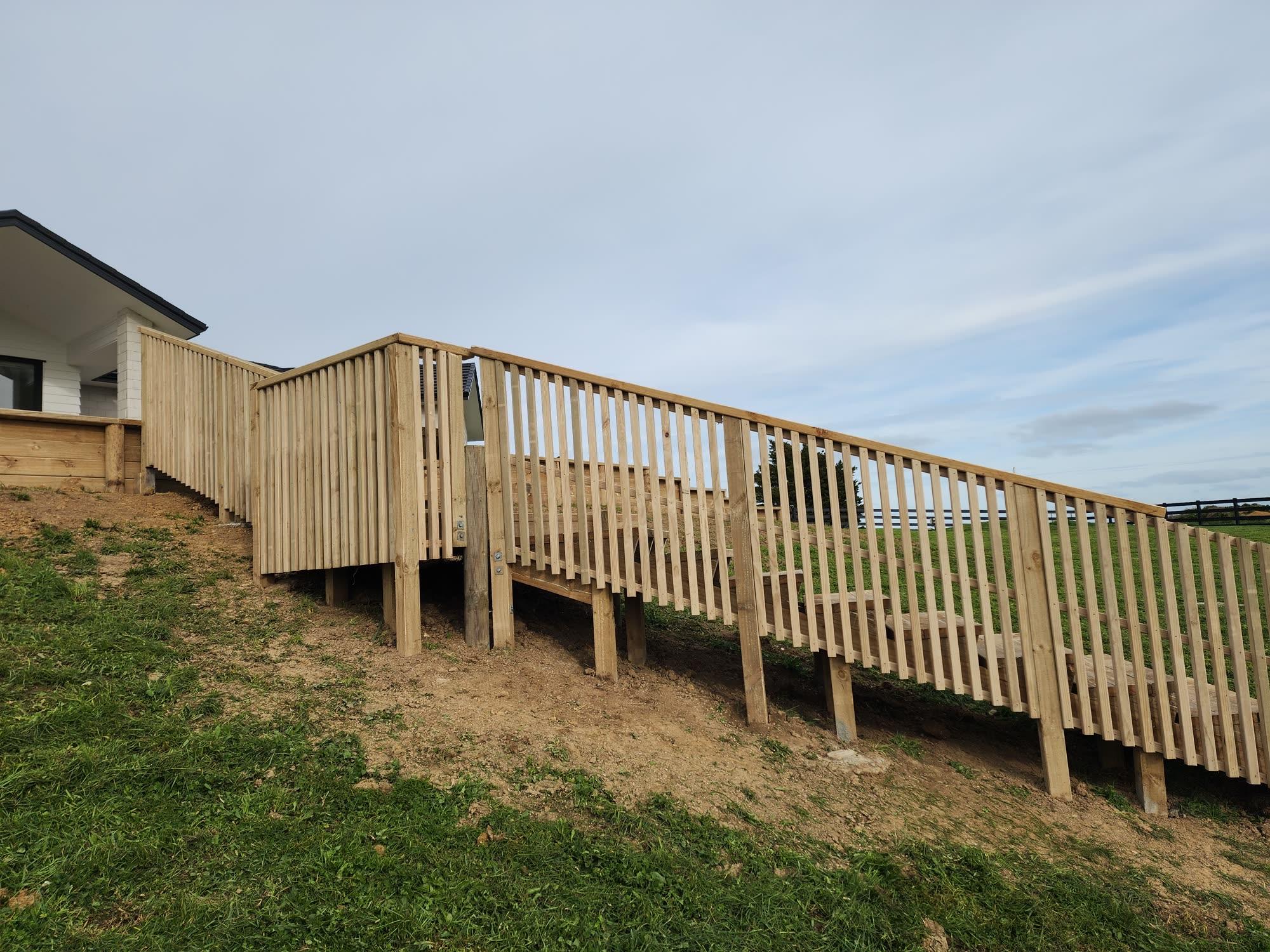 Bombay Hills rural landscape, retaining, pool and outdoor living: retaining photo 19