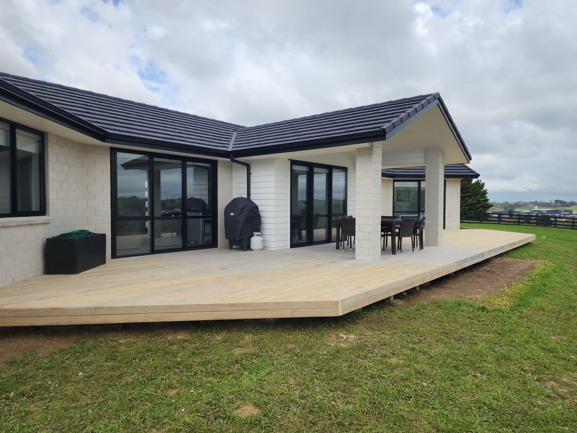 Bombay Hills rural landscape, retaining, pool and outdoor living: retaining photo 30