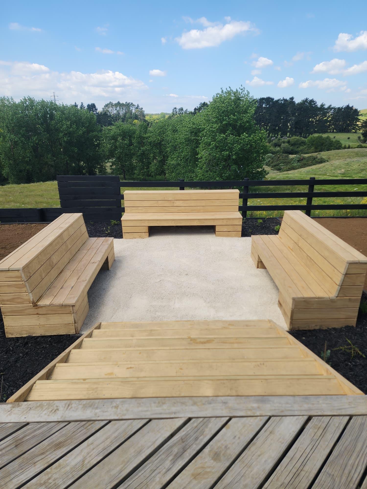 Bombay Hills rural landscape, retaining, pool and outdoor living: retaining photo 47