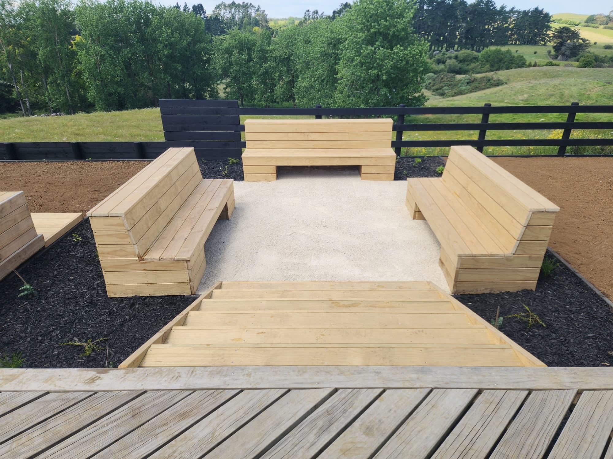 Bombay Hills rural landscape, retaining, pool and outdoor living: retaining photo 48