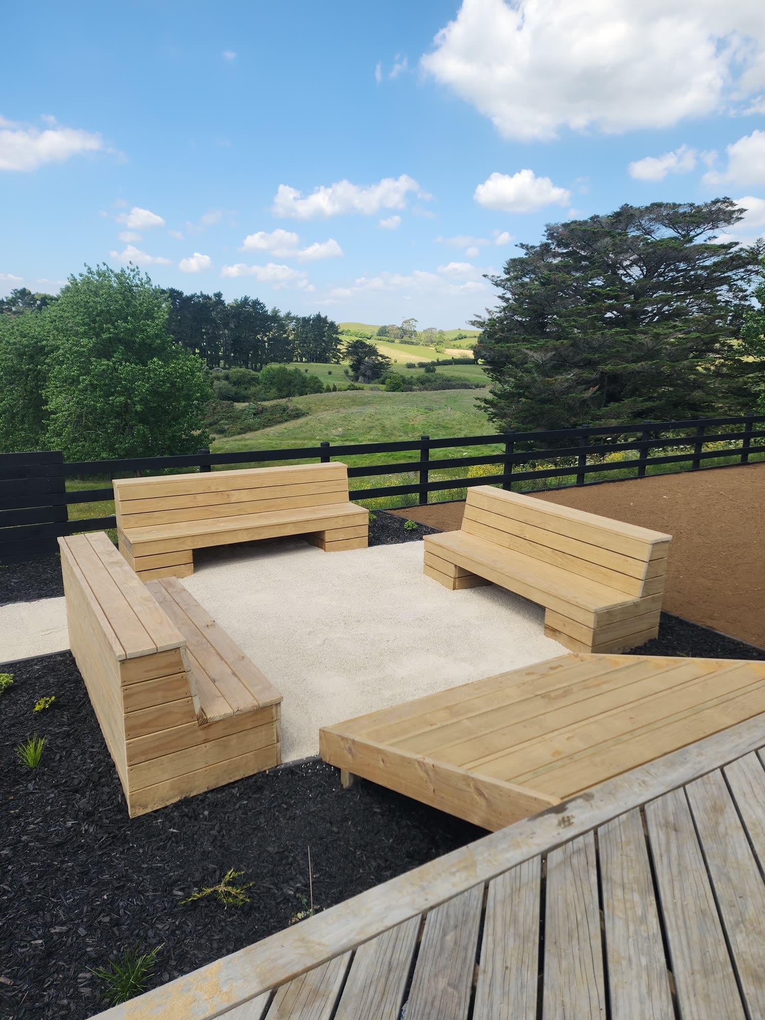 Bombay Hills rural landscape, retaining, pool and outdoor living: retaining photo 49