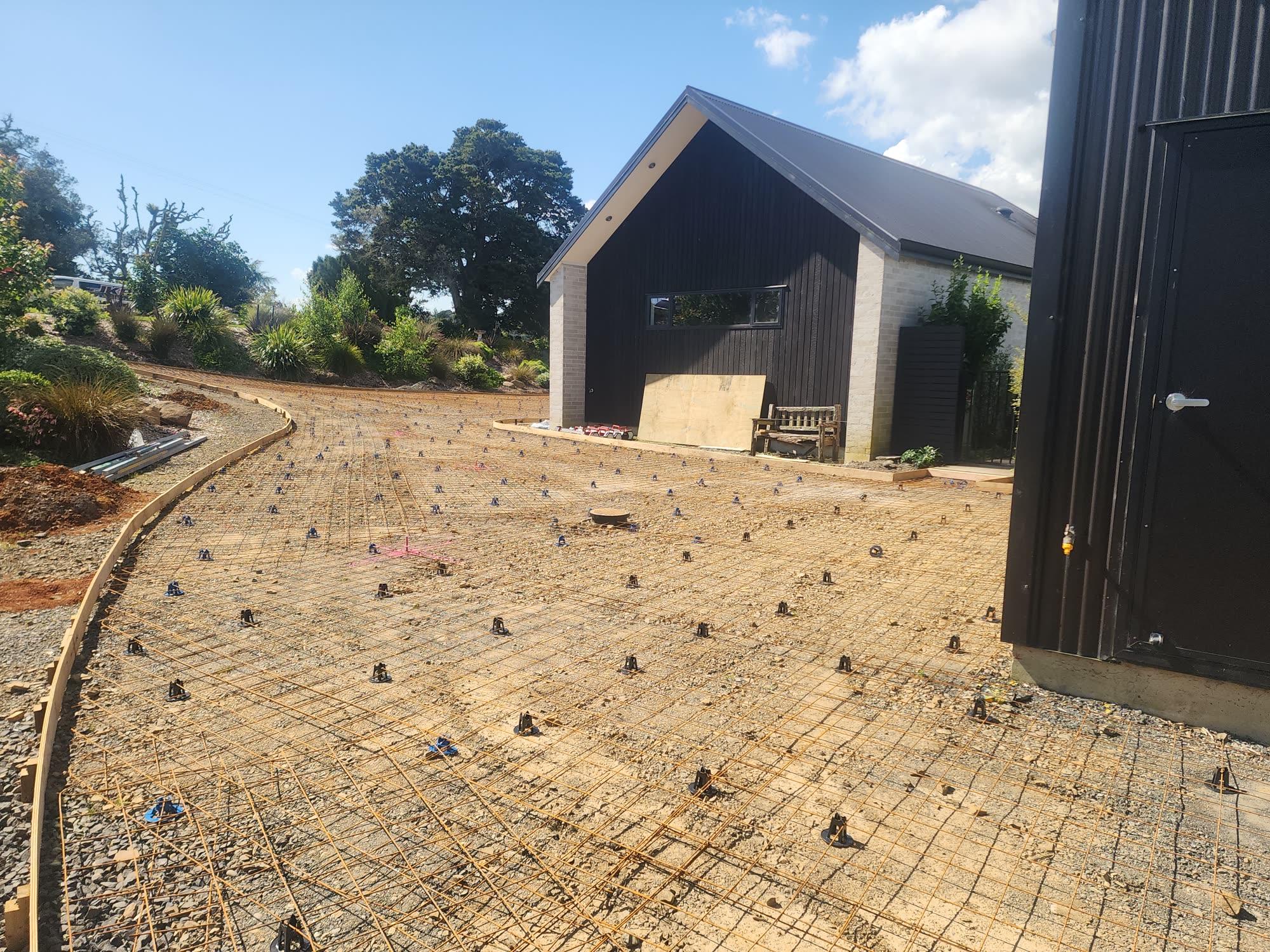 Concrete Driveway And Hardstand Pad